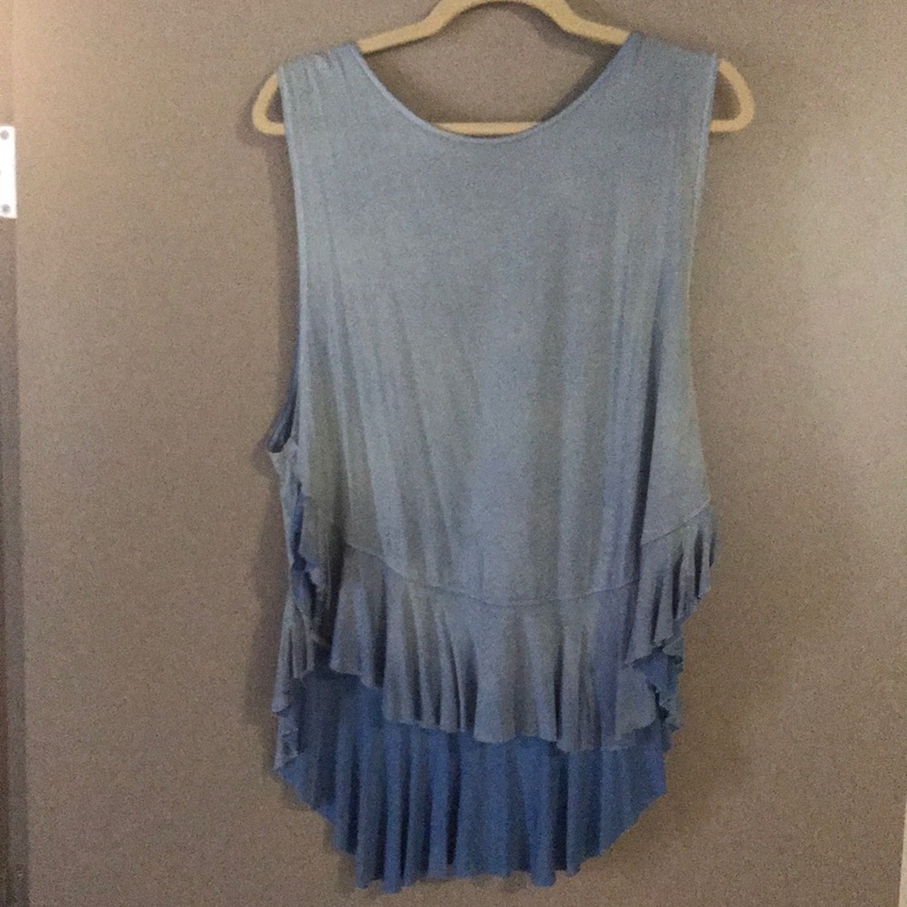 Free People blue tank